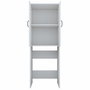 Hanah Home KD110 - 3192 Gabinete para Lavadora, Blanco, 65cm Ancho x 181.8cm Alto x 62.5cm Profundo